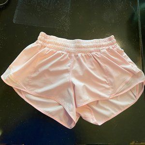 Lulu Lemon Hotty Hot Short in light pink